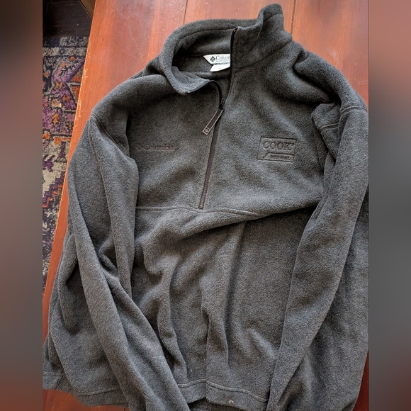 Men's Columbia Charcoal Gray 1/4 Zip Fleece Pullover - Picture 7 of 7